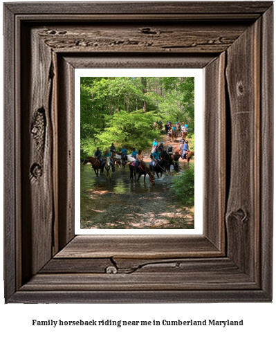 family horseback riding near me in Cumberland, Maryland